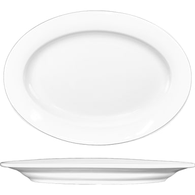 International Tableware BL-45 Bristol White 16-5/8 In Platter - 6 / CS
