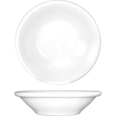 International Tableware BR-11 White 4-3/4 Oz Fruit Bowl