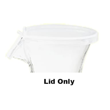 G.E.T. LID-BW-1100-CL Polypropylene 1.0 Liter Decanter Lid - Dozen