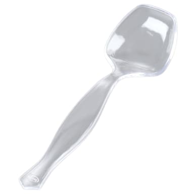 Fineline Setting 3302-CL Clear Disposable Serving Spoon