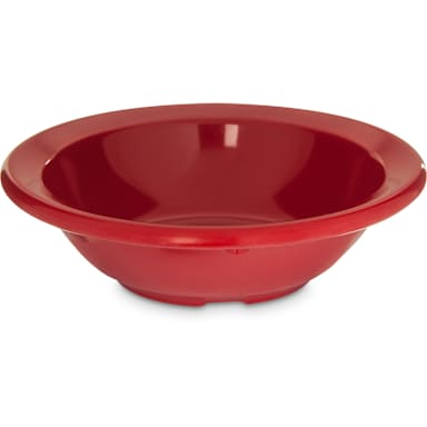 Carlisle KL80505 Kingline Red 4.75 Oz Rimmed Fruit Bowl