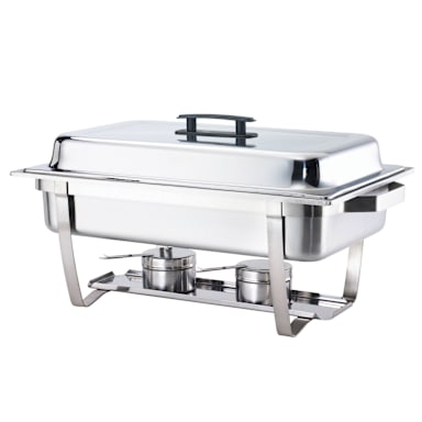 Browne Foodservice 575126 S/S Economy Rectangular 9 Qt. Chafer