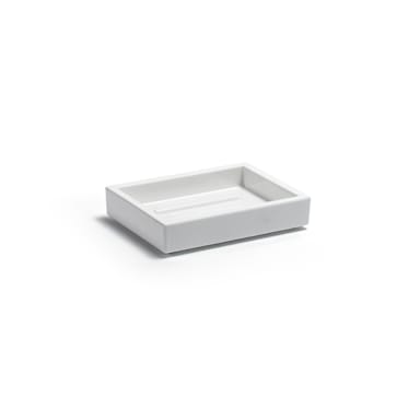 FOH® RSD010WHR13 New York Snow 4" Square Soap Dish