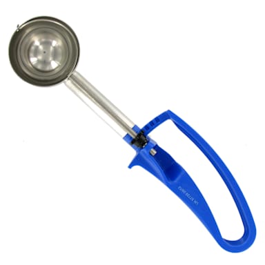 Vollrath 57729 S/S #20 Disher with Blue Extended Handle