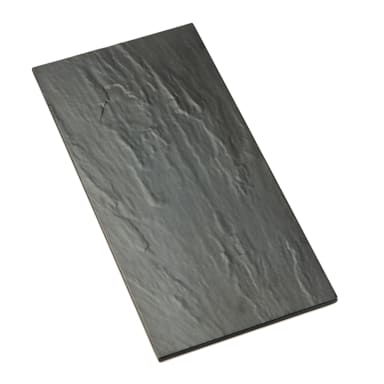 American Metalcraft FSLT18 Endurance Faux Slate 18 x 8-1/2" Tray