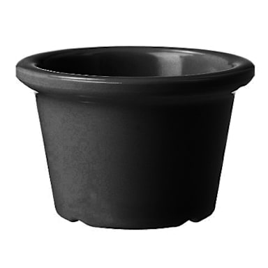 G.E.T. S-610-BK Black Melamine 1.5 Oz. Ramekin
