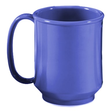 G.E.T. SN-104-PB Peacock Blue 8 Ounce Handled Sippy Mug