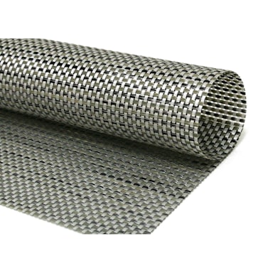 FOH RTL004SIV83 Metroweave 16.25" x 24" Placemat - Dozen