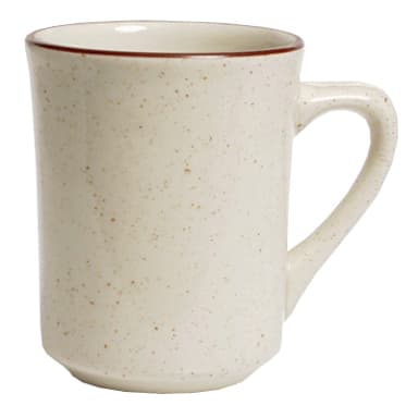 Tuxton TBS-017 Bahamas 8 Oz. Eggshell Tiara Mug