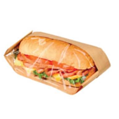 Bagcraft Packaging 300090 X Large Sandwich Bag With Window