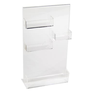 6-3/8" x 2-1/2" x 11-1/4" Custom Sign / Card Holder