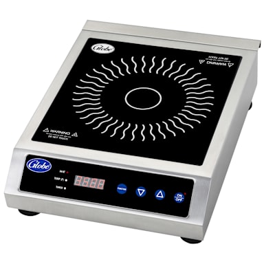 Globe Food Equipment GIR18 120v Countertop 1800 Watt Induction Range