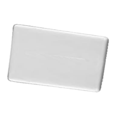 American Metalcraft CMP425 Ceramic Rect. 3-3/4 x 2-1/2" Card Sign
