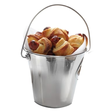 American Metalcraft SSP43 S/S 5" x 4-3/4" Large Pail