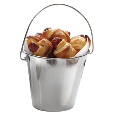 American Metalcraft SSP61 S/S 6-1/4" x 5-3/4" X-Large Pail