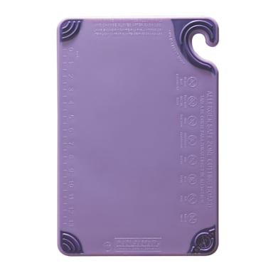 San Jamar CBG912PR Allergen Saf-T-Zone™ 9 x 12 Cutting Board