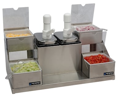 San Jamar® P9724 Self-Service Condiment Center