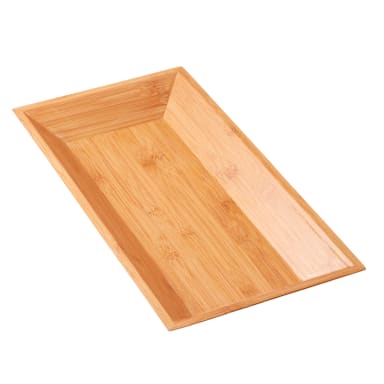 American Metalcraft BAM18 18 x 8-1/2" Rectangular Bamboo Tray