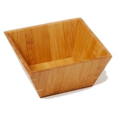 American Metalcraft BAM73 7" Square Bamboo Bowl