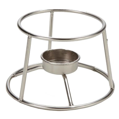 American Metalcraft CIFDR S/S Stand for Black Cast Iron Fondue Pot