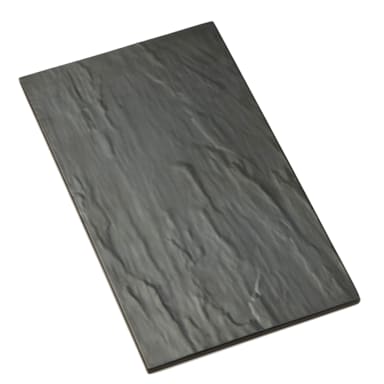 American Metalcraft FSLT08 Endurance Faux Slate 14-3/4" Long Tray