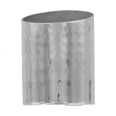 American Metalcraft HMSRSPH2 Round Hammered S/S Sugar Packet Holder