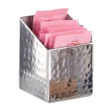 American Metalcraft HMSSQPH2 Square Hammered S/S Sugar Packet Holder