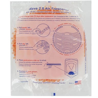 Fresh Products 3WDS-F-010I060M-04 The Wave™ Urinal Screen
