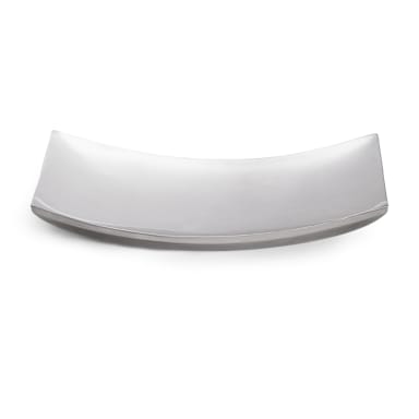 Vollrath 46223 15" x 8-1/4" S/S Double Wall Curved Platter