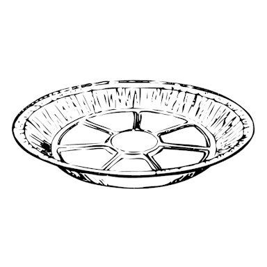 HFA® 4002-30-500 8" Foil Pie Plate
