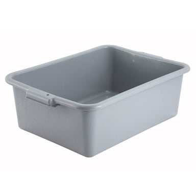 Darling Foodservice Gray 20" x 15" x 7" Dish / Bus Box