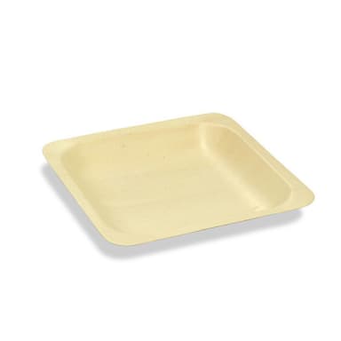 FOH DAP063NAW28 Servewise 4.5" Wood Square Plate