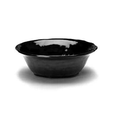 Elite Global Solutions M113BRF-B Tuscany 2.5 Qt. Black Flared Bowl