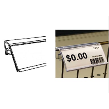 Asia Sources DSWB2.5 Clear 2.5" Wire Basket Data Strip