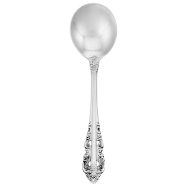 Walco 6812 Classic Baroque 18/10 S/S 6" Bouillon Spoon - Dozen