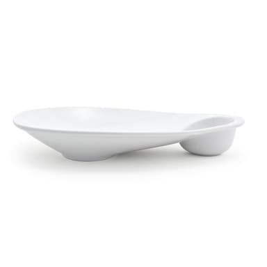 FOH DAP057WHP21 Ellipse 12" Large Plate - 4 / CS