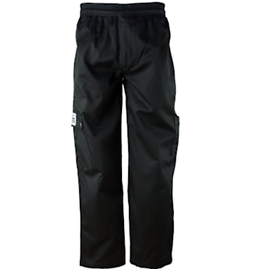 Chef Revival® P024BK-S Black Small Cargo Pants