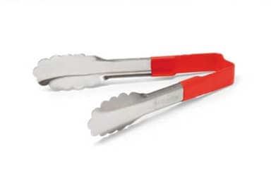 Vollrath 4780640 Kool-Touch® Red Handled 6" Utility Tong