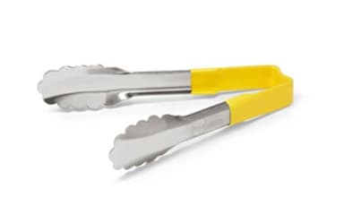 Vollrath 4780650 Kool-Touch® Yellow Handled 6" Utility Tong