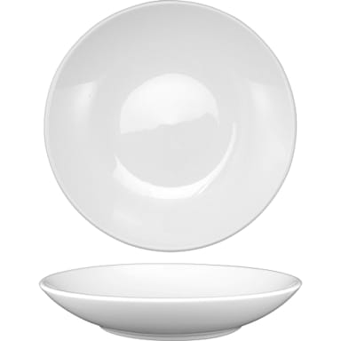 International Tableware TN-107 White 7-1/8" Pasta Plate