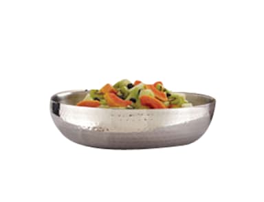 American Metalcraft HMDWB14 Double Wall Hammered S/S 250 oz Bowl