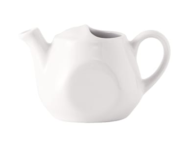 Tuxton BWT-1601 White 16 Oz. Lidless Tea Pot