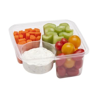 Fabri-Kal® 9509504 Greenware® 3-Cell On-The-Go Box