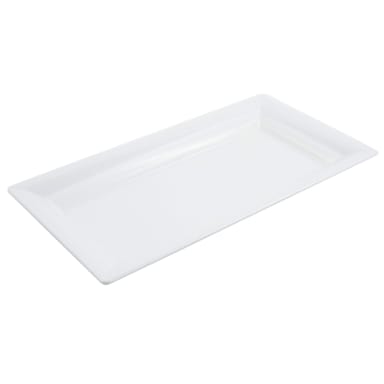 Bon Chef 53403 WHITE 19-1/8" x 10-3/8" Melamine Display Pan