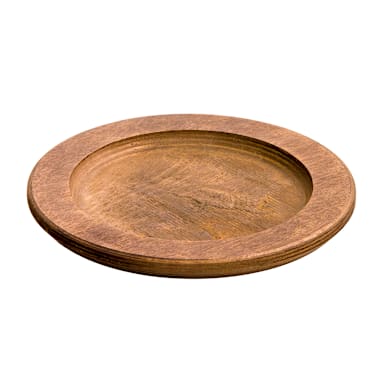 Lodge® U5RP Round Wood Underliner with Walnut Stain