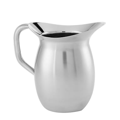 American Metalcraft DWPS64 Double Wall Satin S/S 64 Oz. Bell Pitcher