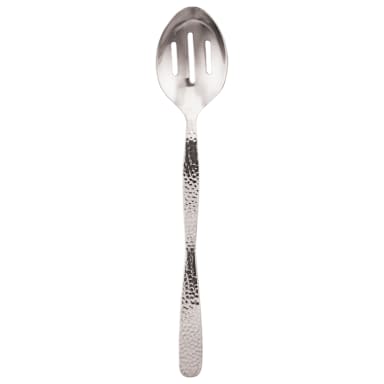American Metalcraft HM12SL S/S 12 In Slotted Spoon w/ Hammered Handle