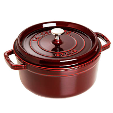Staub USA 1103087 Grenadine Cast Iron 9 Qt. Round Cocotte