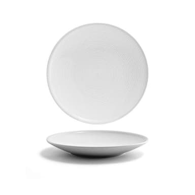 FOH DAP059WHP22 Spiral 7.25" White Plate - 6 / CS