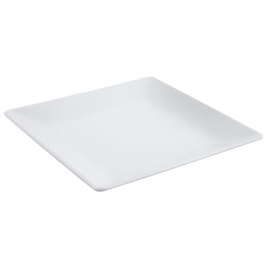 Bon Chef 53400WHITE White 11-3/4" Square Melamine Platter